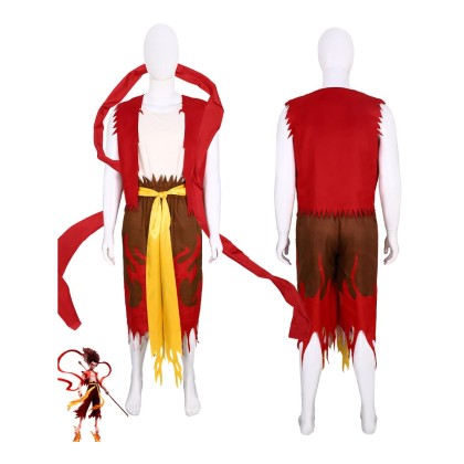 Halloween Anime Ne Zha Cosplay Costume For Adult