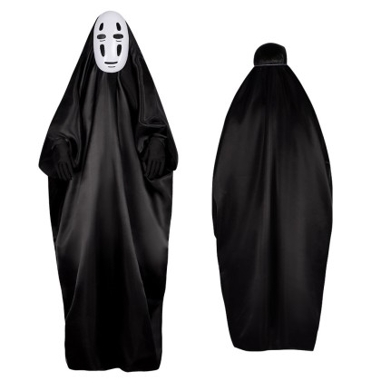 Spirited Away No-Face Man Cosplay Halloween Adult & Kids Costume