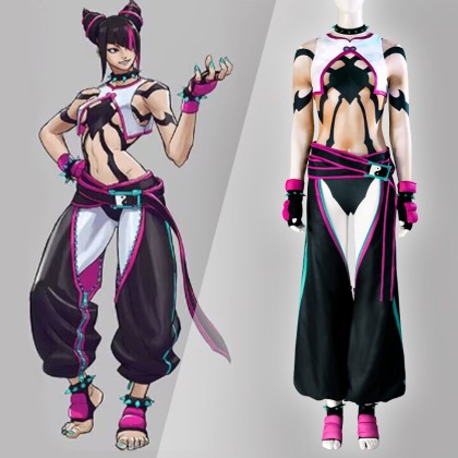 Street Fighter VI Juri Han Cosplay Costume