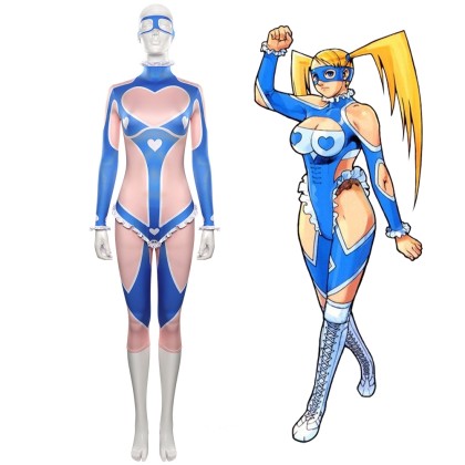 Street Fighter Rainbow Mika Cosplay Costume