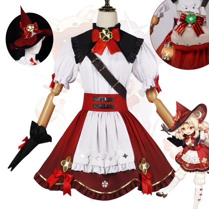 Genshin Impact Klee Cosplay Costume New Skin Edition