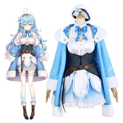 Hololive Vtuber Yukihana Lamy Cosplay Costume