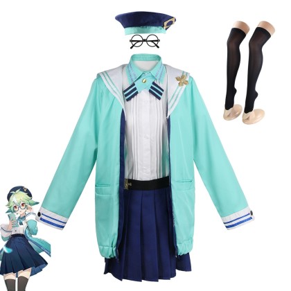  Genshin Impact Sucrose Cosplay Costume JK Uniform 