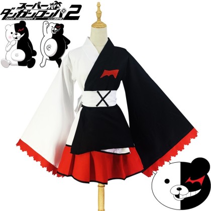 Danganronpa Monokuma Kimono Cosplay Costume