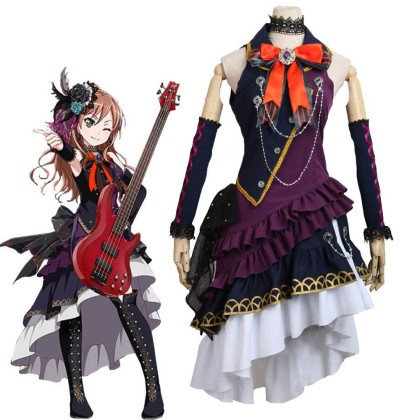 BanG Dream! Roselia Imai Lisa Black Shout Cosplay Costume