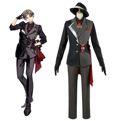 Virtual Youtuber ROF-MAO Kagami Hayato Suit Cosplay Costume 