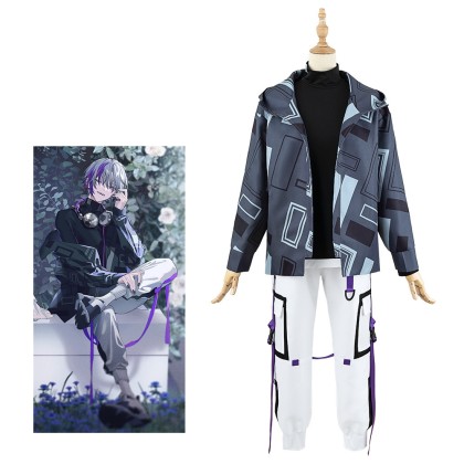 Virtual YouTuber Fuwa Minato New Edition Cosplay Costume
