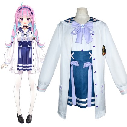 Hololive Youtuber Vtuber Minato Aqua Cosplay Costume