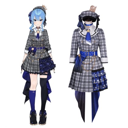 Hololive YouTube Hoshimati Suisei Cosplay Costume