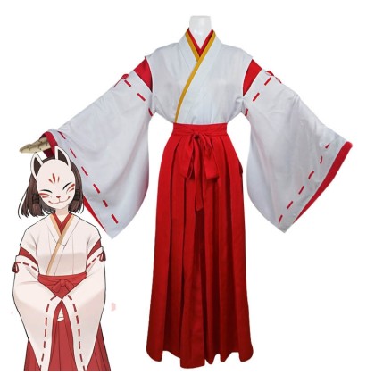 Genshin Impact Kazari Kimono Cosplay Costume
