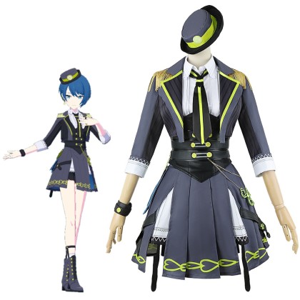 Project Sekai Colorful Stage feat Hatsune Miku Kiritani Haruka Military Uniform Cosplay Costume