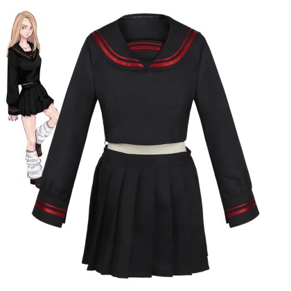 Tokyo Revengers Yuzuha Shiba Uniform Cosplay Costume