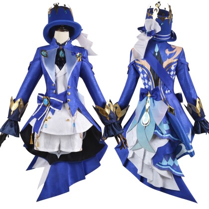 Genshin Impact Focalors Cosplay Costume