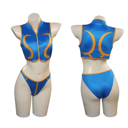 Street Fighter V Chun Li Cosplay Swimsuit 