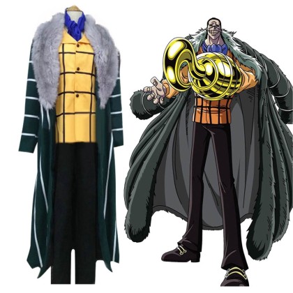 One Piece Sir Crocodile Cosplay Costume