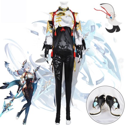 Genshin Impact Shenhe Cosplay Costume Cloud Retainer Version