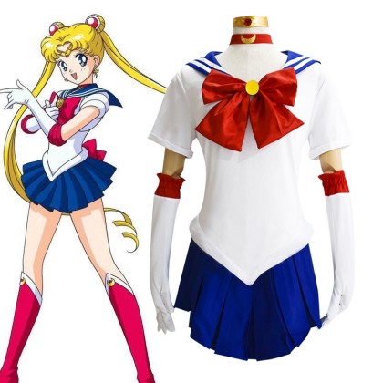 Sailor Moon Tsukino Usagi Princess Serenity Cosplay Costume