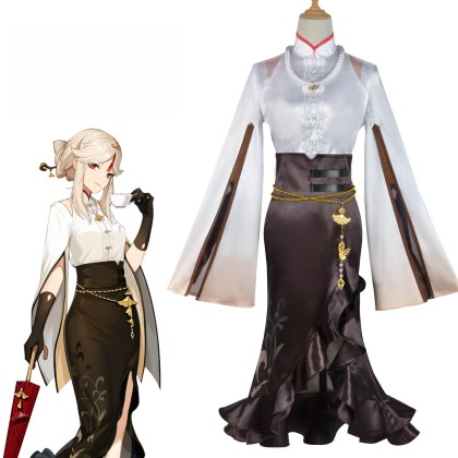 Genshin Impact X Pizza Hut Ningguang Cosplay Costume