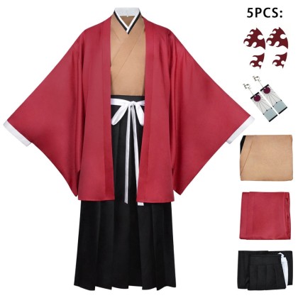 Demon Slayer Tsugikuni Yoriichi Kimono Cosplay Costume