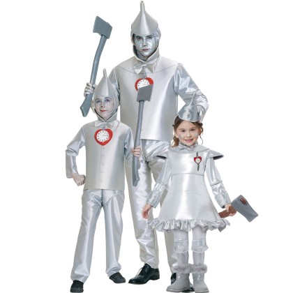 Halloween Parent-child Family Matching Tin Man Costumes