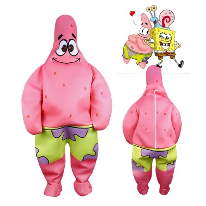 Adult Halloween Party Costume Anime Patrick Star Cosplay Costume