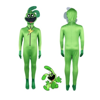 Smiling Critters Hopscotch Bunny Jumpsuit Halloween Cosplay Costume For Kids & Adult