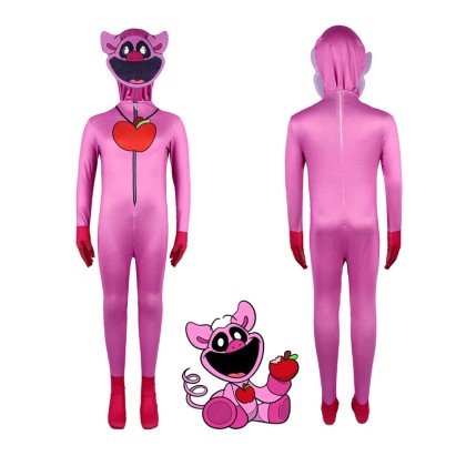 Poppy Playtime Smiling Critters Picky Piggy Jumpsuit Halloween Parent-child Cosplay Costume