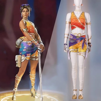 Apex Legends Loba Andrade Golden Swimsuit Cosplay Costume