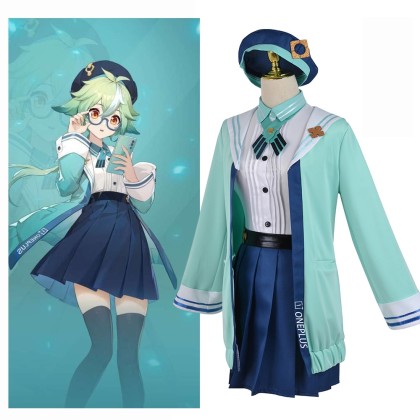 Ready to Ship Genshin Impact Sucrose JK Uniform Cosplay Costume