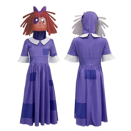 The Amazing Digital Circus Ragatha Halloween Parent-child Costume Cosplay Costume