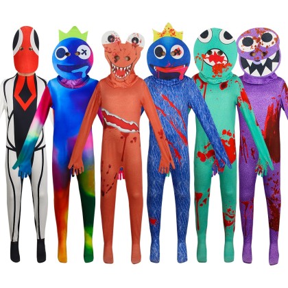 Rainbow Friends Onesie Onesie For Kids Halloween Group Costumes