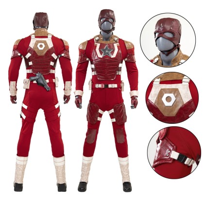 Thunderbolts Red Guardian Top Level Cosplay Costumes
