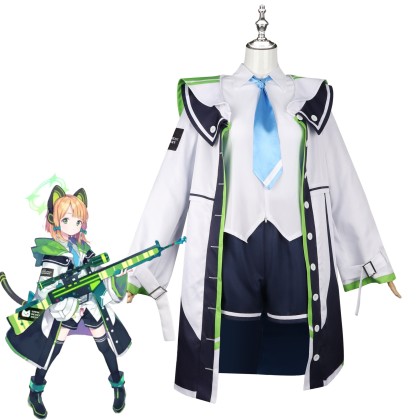 Blue Archive Saiba Midori Cosplay Costume For Adult