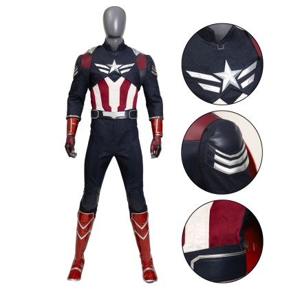 Captain America Brave New World Sam Wilson Cosplay Costume