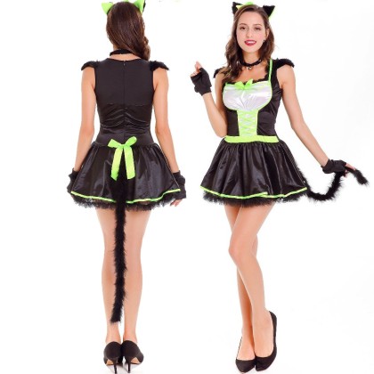 Halloween Sexy Cat Costume Catgirl Cosplay Costume