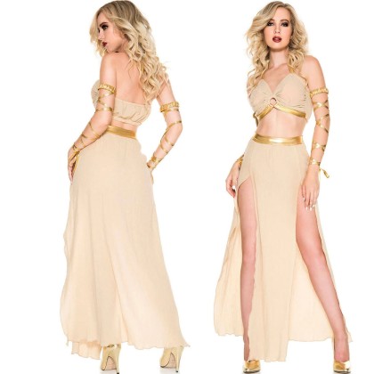 Sexy Cleopatra Dress for Adult Halloween Cosplay Costume