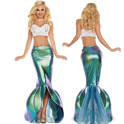 Sexy Mermaid Princess Costume For Halloween Cosplay