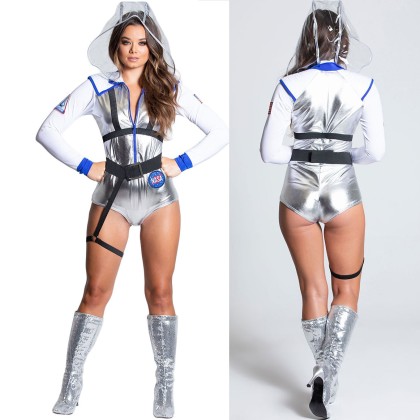 Halloween Sexy Space Suit NASA  Astronaut Uniform