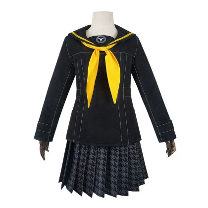 Persona 4 Rise Kujikawa Black Sailor Uniform Cosplay Costume