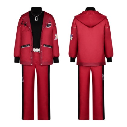 Project Sekai Toya Aoyagi Vivid BAD SQUAD Red Outfit Cosplay Costume