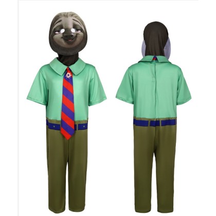 Zootopia Sloth Flash Jumpsuit For Kids Halloween Costumes