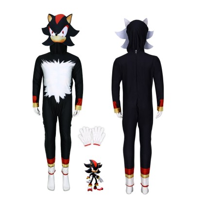 Sonic the Hedgehog Shadow Cosplay Onesie Halloween Parent-child Costume