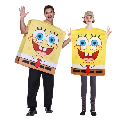 Halloween Party Costume Anime SpongeBob Cosplay Costume For Women & Man