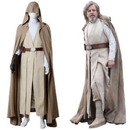 Star Wars 8 The Last Jedi Luke Skywalker Cosplay Costume