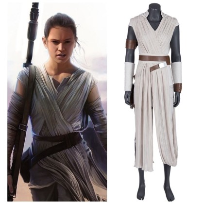 Star Wars The Last Jedi Rey Cosplay Costume