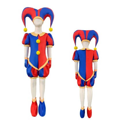 The Amazing Digital Circus Pomni 2 Cosplay Halloween Parent-child Costume