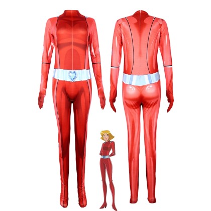 Totally Spies Clover Ewing Cosplay Parent-Child Halloween Costume