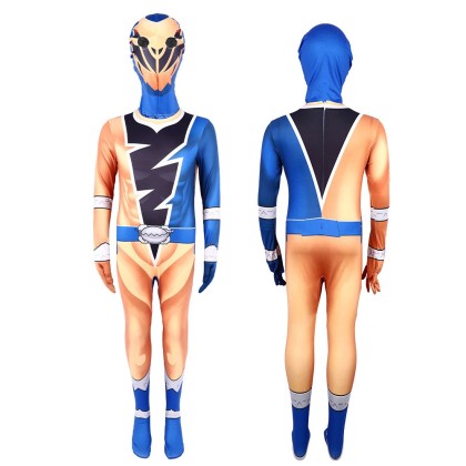Ui Gold Kishiryu Sentai Ryusoulger Cosplay Jumpsuit Halloween Parent-Child Costume