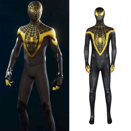 Spider Man Miles Morales Uptown Pride Suit Halloween HQ Cosplay Jumpsuit Costume