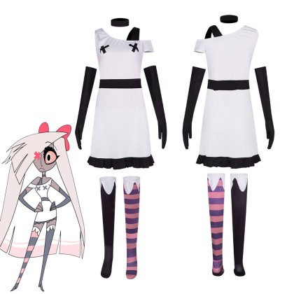 Hazbin Hotel Vaggie White Cosplay Suit Female Halloween Cosplay Costumes